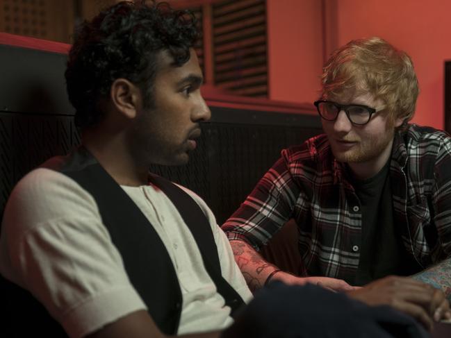 Movie: Himesh Patel and Ed Sheeran in a scene from Yesterday2019