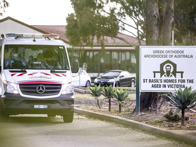 St Basil’s was linked toCOVID-19 outbreaks and deaths at the height of Melbourne’s lockdown. Picture: NCA NewsWire / Sarah Matray