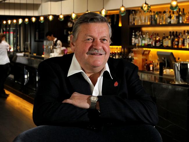 Computershare co-founder Chris Morris has relinquished executive duties to become non-executive chairman, pictured at the Botanical Restaurant in Melbourne, which Morris owns and has just renovated.