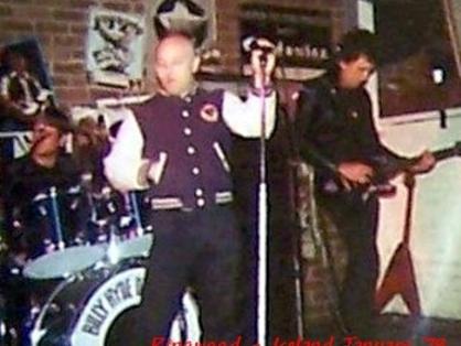 Angry Anderson and Rose Tattoo performing at Iceland in Ringwood in 1978. Picture: rosetattoo-fanpage.com/Melbourne Sharps