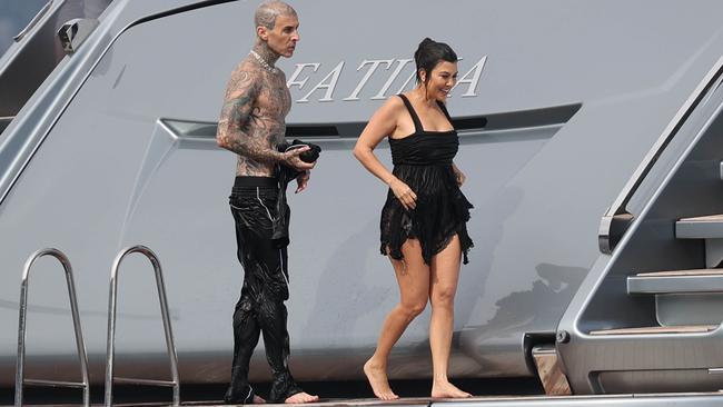 The newlyweds had their third wedding in Portofino, Italy. Picture: Robino Salvatore/GC Images)