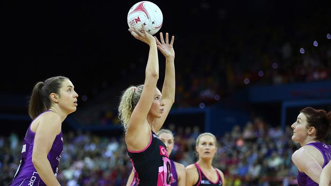 Erin Bell was a dual premiership hero for the Thunderbirds. Picture: Chris Hyde/Getty Images