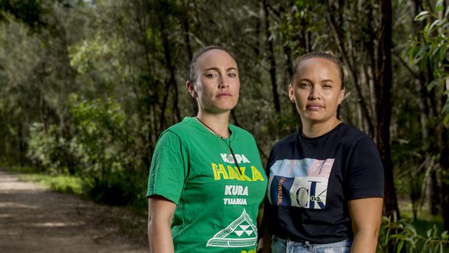 Sisters Marama Gray and Awhi Gray, are part of a small group of kiwis on the Gold Coast who are working behind the d the scenes to raise money, get food to Kiwis who aren't entitled to any centrelink benefits. Picture: Jerad Williams