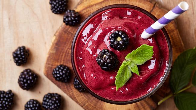 A smoothie can be full of sugar, thanks to fruit and honey.