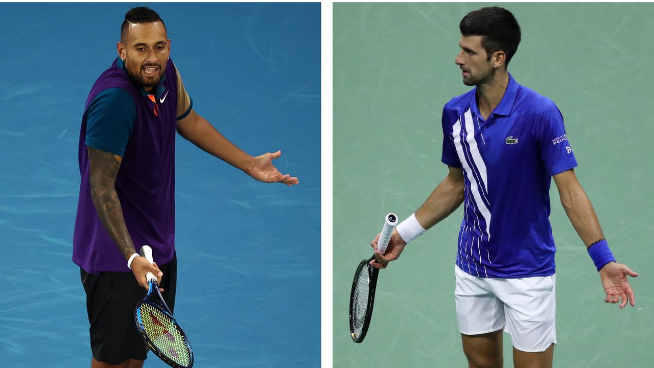 Nick Kyrgios can't understand why Novak Djokovic doesn't respect him off the court.