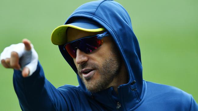 Faf du Plessis wants South Africa to pour more pain on the Aussies. Picture: AAP.