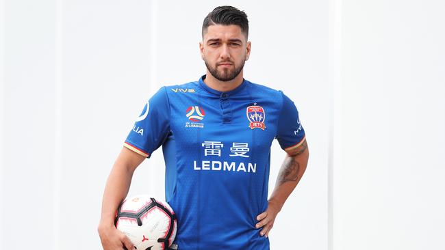 Newcastle Jets star Dimi Petratos.