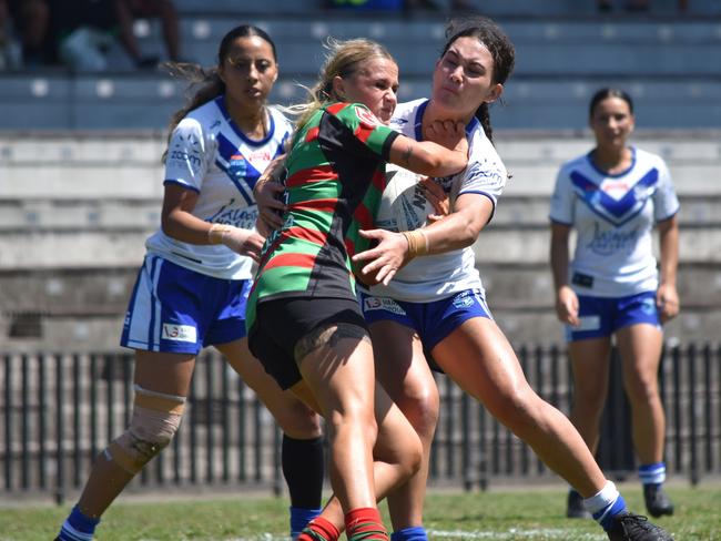 Ambryn Murphy-Haua of the Canterbury Bulldogs. Picture: Sean Teuma