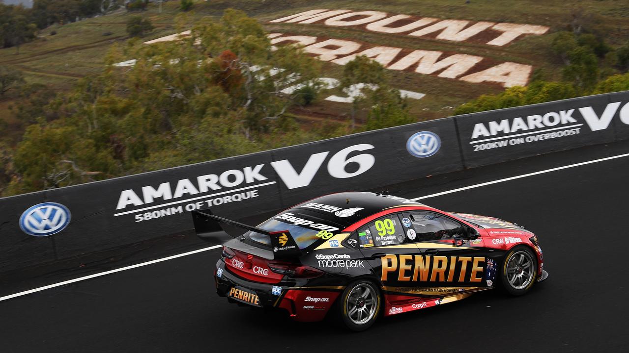 Mount Panorama’s undulation presents challenges for drivers looking for marshal points. Picture: Daniel Kalisz