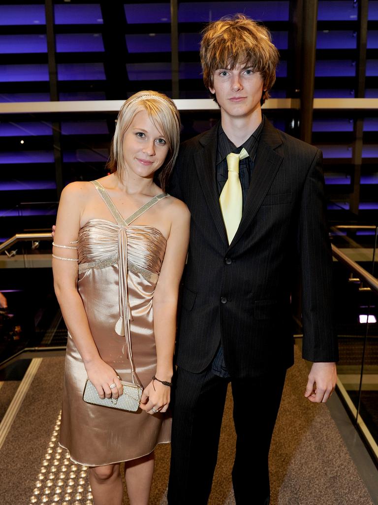 Jordan Grantham and Ben Heysen at the 2009 Casuarina Senior College formal. Picture: NT NEWS