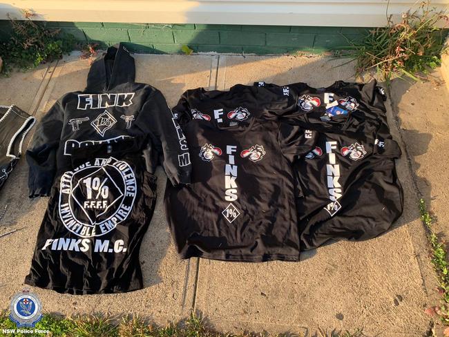 Finks bikie gang members were allegedly involved in a prison assault. Picture: NSW Police