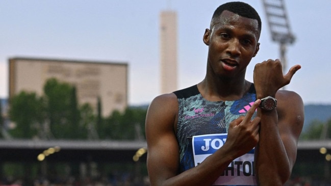 American Erriyon Knighton wins the Men’s 200 at the Golden Gala Diamond ...