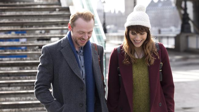 Simon Pegg and Lake Bell in Man Up.