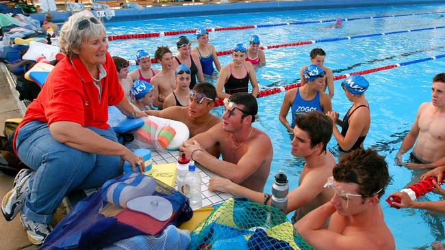 Across multiple decades Pat Wright has been a positive influence among both the elite and community swimmers of Mackay. Picture: Mackay Swimming