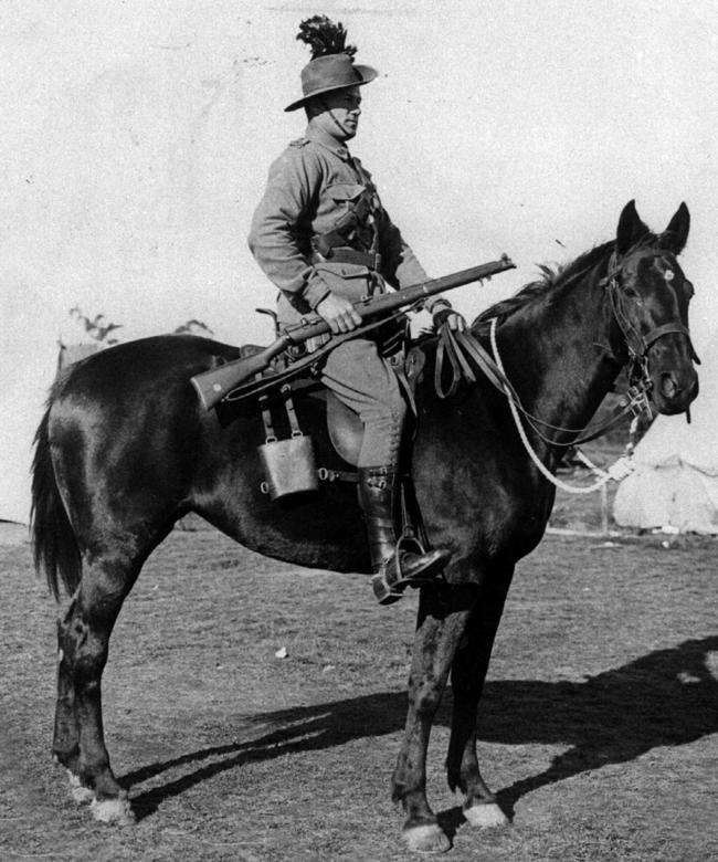 Lieutenant Guy Haydon on Midnight before the charge at Beersheba.