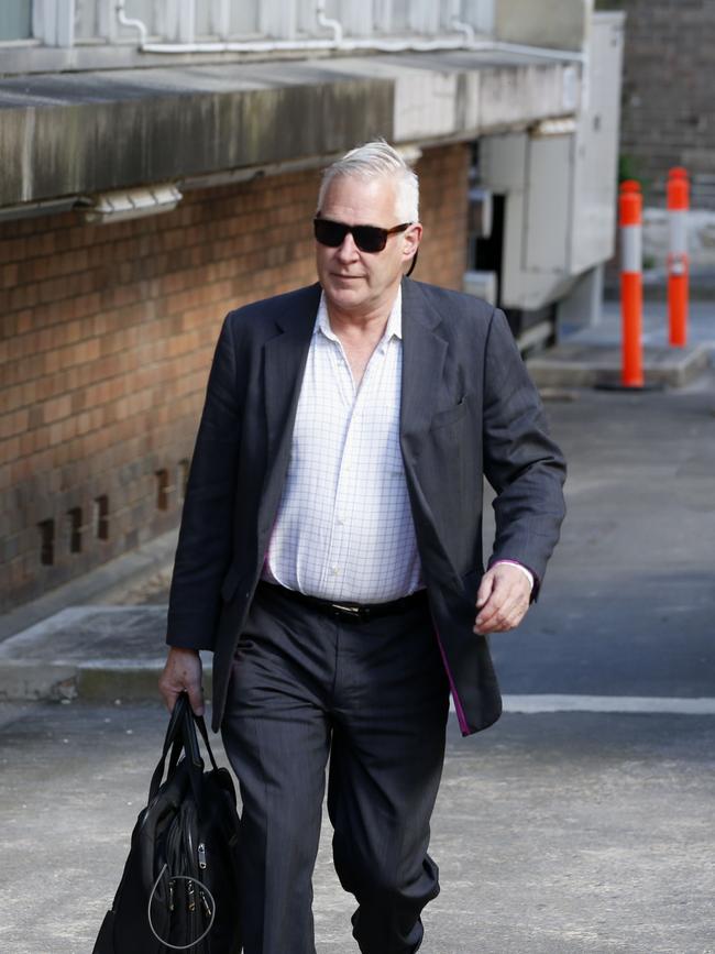 Michael Lawler, the former vice president of the Fair Work Commission, entering court. Picture: Jane Dempster