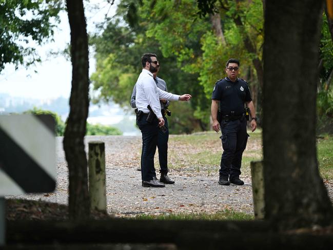 8/11/2024: Police at Rudyard St after a man, 52, died in hospital after bashing in the area, in Inala Brisbane. pic: Lyndon Mechielsen/Courier Mail