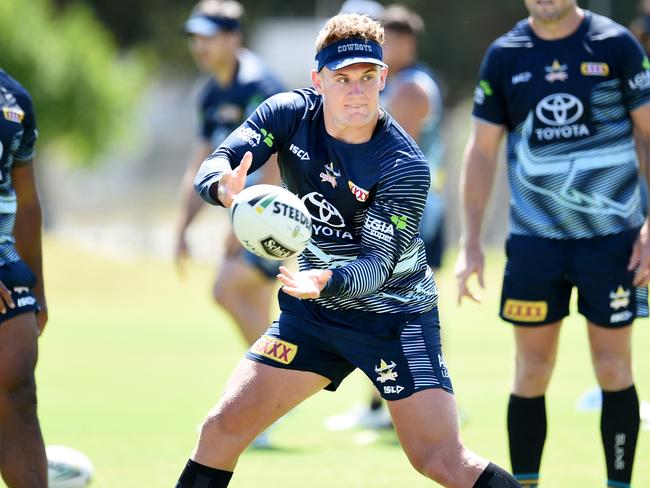 Coen Hess. NRL; North Queensland Cowboys pre-season training at Townsville Sports Reserve.