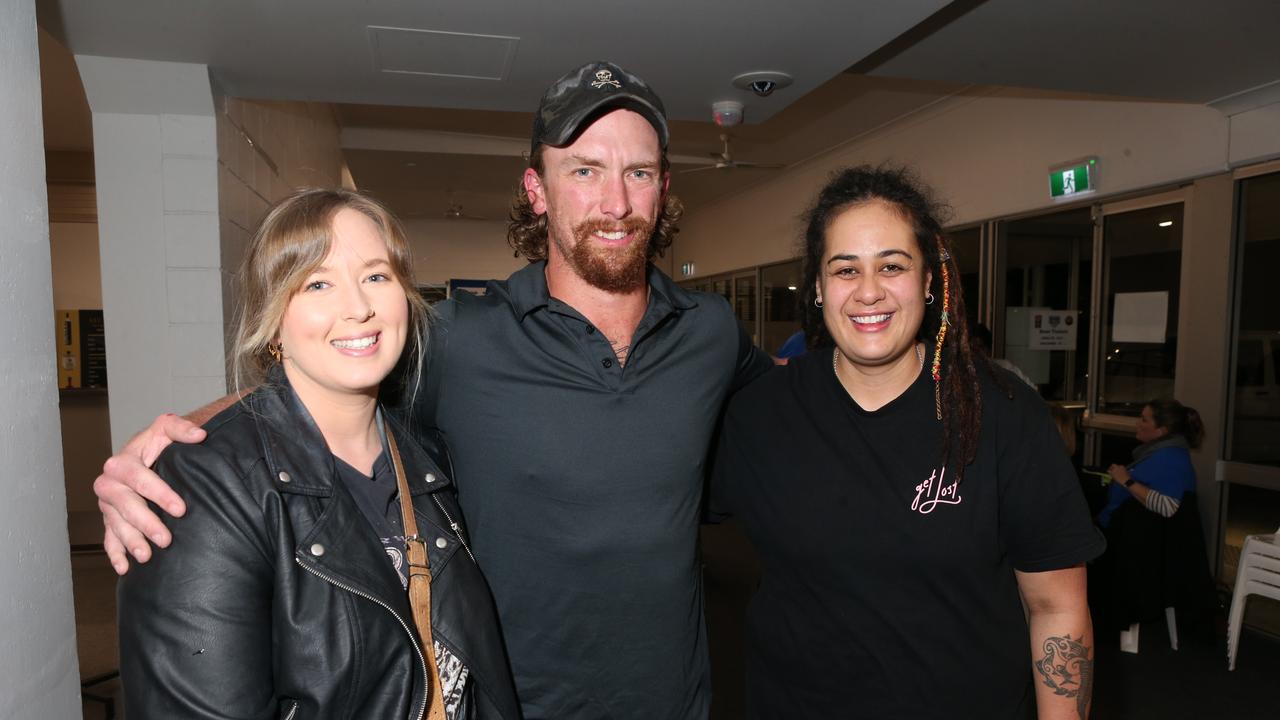 Julia Marr, Nick Burness and Shauna Pepere'. Picture: Mike Batterham