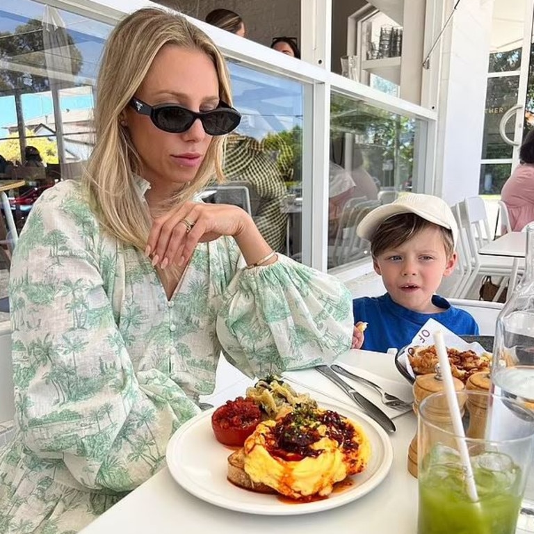 A controversial fitness influencer has sparked debate over the content’s of her five-year-old son’s 'healthy' lunch box. Picture: Instagram