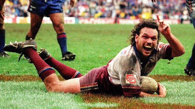 Manly legend Cliff Lyons almost left the Sea Eagles to join the Western Reds during the Super League war. Picture: Joe Murphy