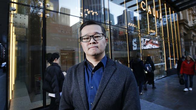 City of Melbourne councillor Jason Chang’s business Calia has entered voluntary administration. Picture: David Caird