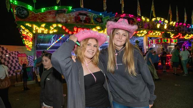 Maddie Rao (left) and Emily Greenhalgh.Heritage Bank Toowoomba Royal Show.Friday April 19th, 2024 Picture: Bev Lacey