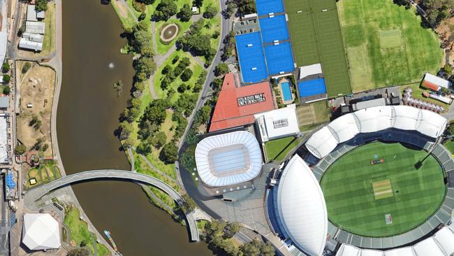 Artist's impression of Memorial Drive centre court redevelopment.