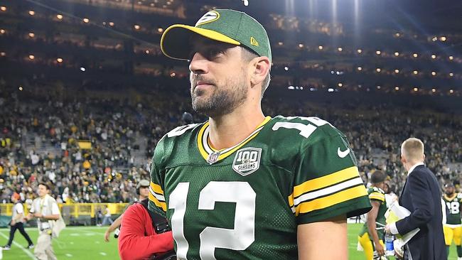 Aaron Rodgers’ effort was just astonishing. Picture: Getty Images