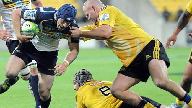 Pat McCabe had a storming game for the Brumbies against the Hurricanes.