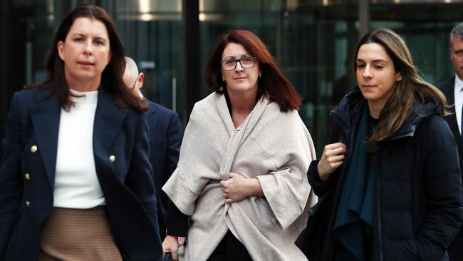 08/08/18 Former chairman of NAB fund trustee NULIS, Nicole Smith leaves the commonwealth courts building in Melbourne after giving evidence to the royal commission into misconduct in the banking, superannuation and financial services industry. Aaron Francis/The Australian