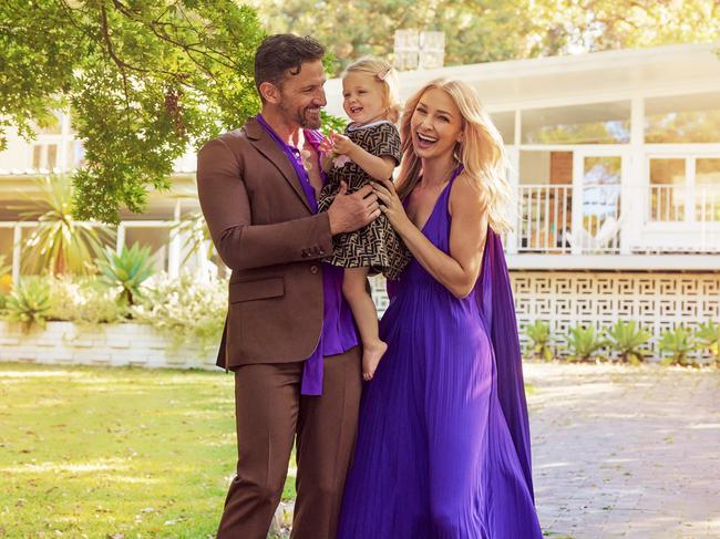 Tim and Anna, pictured with their daughter Elle, plan to have another child. Picture: Steven Chee