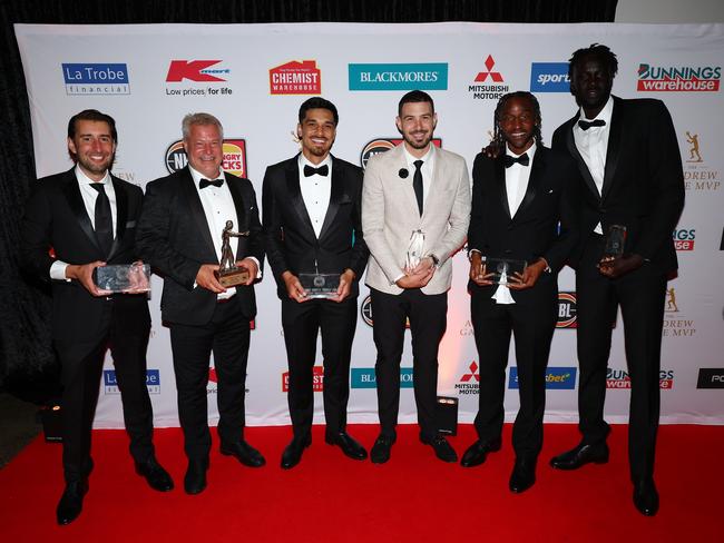 Melbourne United's award winners at the NBL's night of nights. Picture: Getty Images