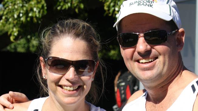 The late Scott Sullivan and his wife Sarah. Picture: Supplied