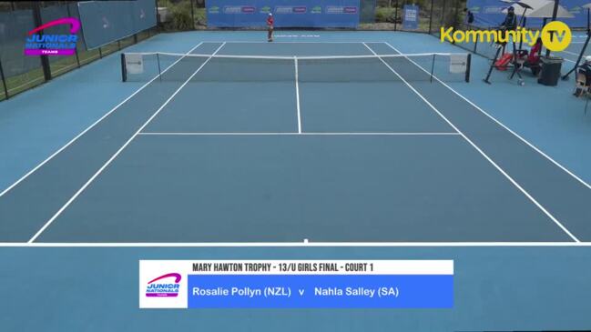 Replay: Rosalie Pollyn (NZ) v Nahla Salley (SA) - Australian Junior Teams Championships U13