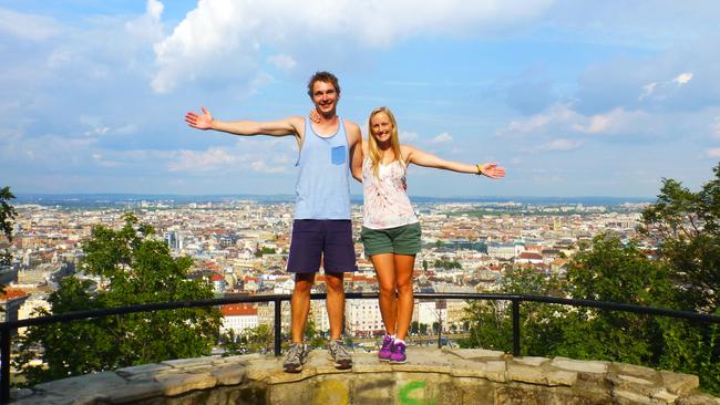 Stephanie and Joel enjoying that feeling of freedom.