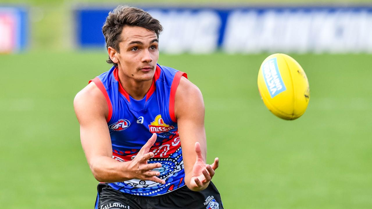 Western Bulldogs training. Jamarra UGLE-HAGAN. Picture: Jake Nowakowski