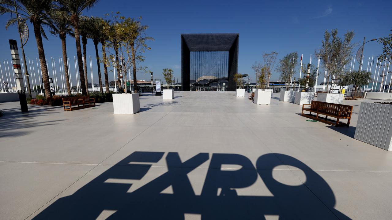 A general view of Terra – The Sustainability Pavilion, which was previewed in February ahead of the expo’s October launch. Picture: Francois Nel/Getty Images