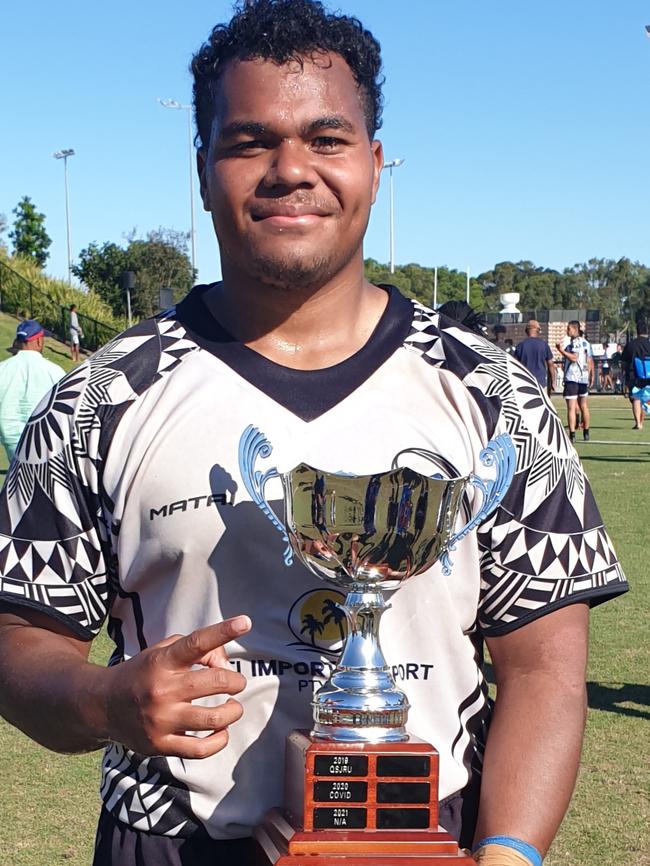 Pacific Youth Rugby Festival: Queensland Fiji under 18 star Vaimoe Koroi. Picture: Supplied