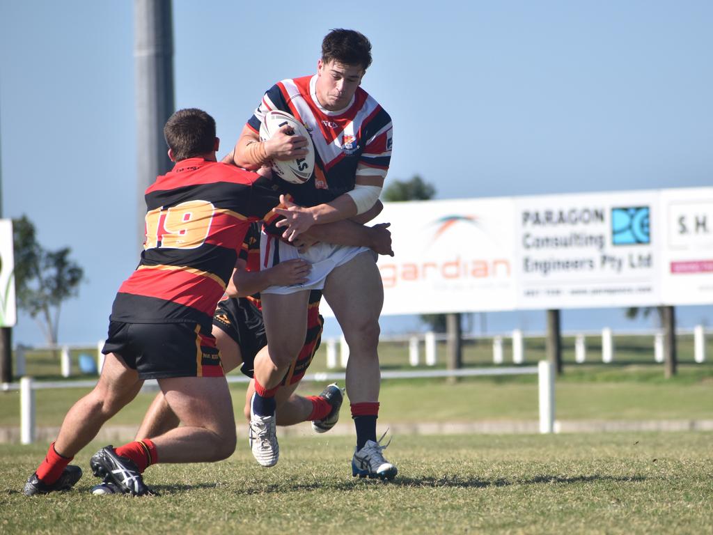 Ethan Cocco during the St Patrick's College and Rockhampton Grammar clash, August 18, 2021. Picture: Matthew Forrest