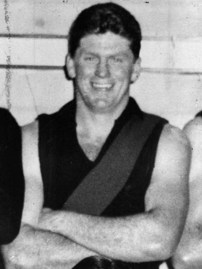 Robert “Jack” Richardson in the West Adelaide grand final team in 1958.