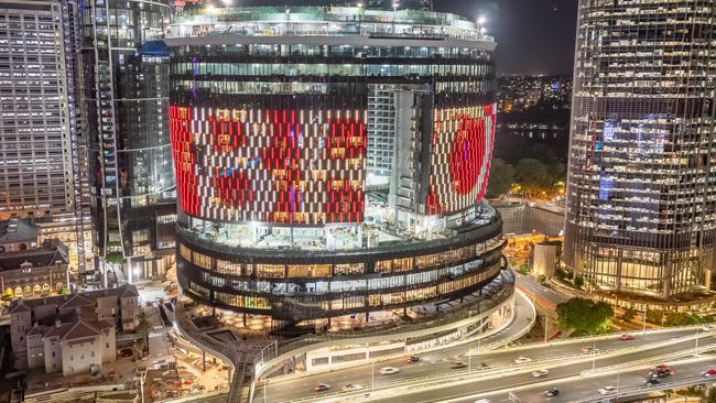 Lighting testing at Star’s Queen’s Wharf project in Brisbane.