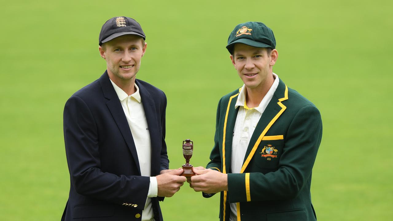 England captain Joe Root (l) has reportedly committed to bringing his side to Australia this summer. Picture: Getty