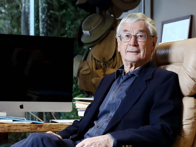 02-07-2024  - Australian entrepreneur Dick Smith photographed at his Terrey Hills home. Picture: Jane Dempster