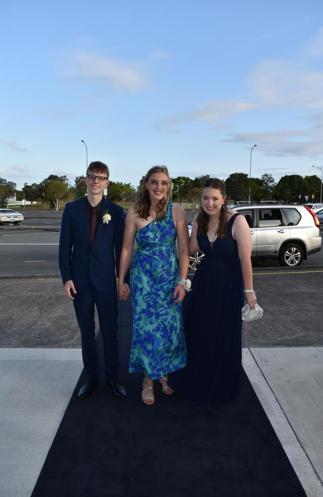 Students at the 2024 Chancellor State College formal.