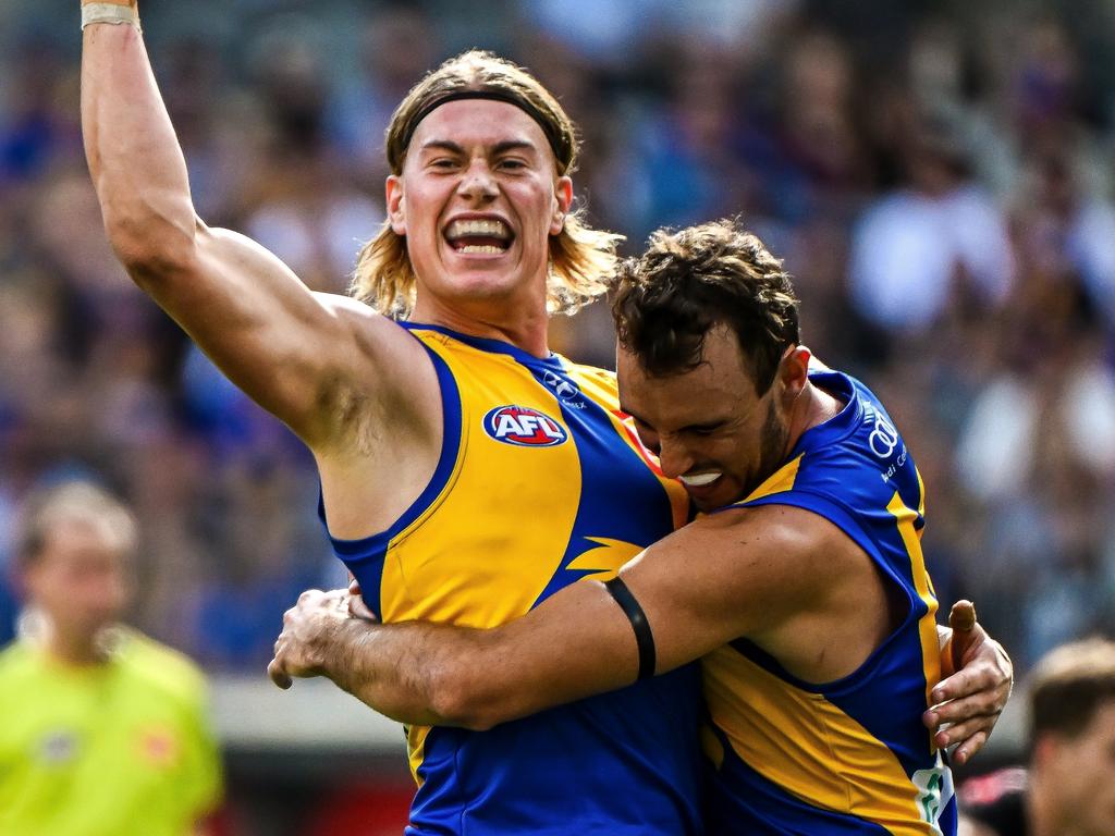 Harley Reid starred against Richmond in West Coast’s first win of the season. Picture: Daniel Carson/AFL Photos via Getty Images