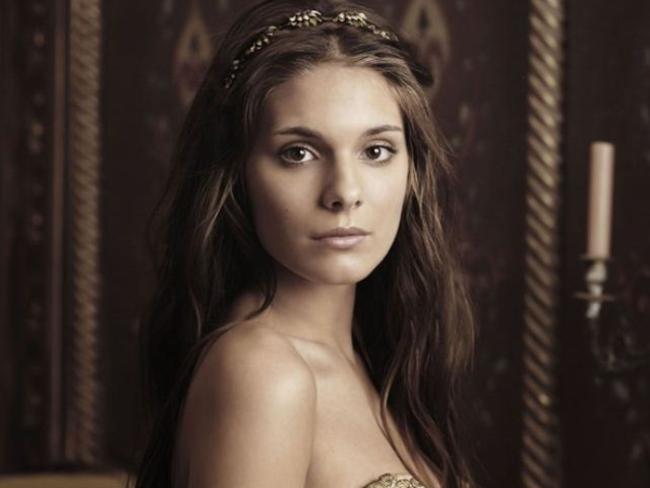 Caitlin Stasey in a promotional shot for the television series ‘Reign’.