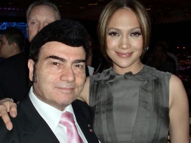 Roy Mustaca with actress and singer Jennifer Lopez. Picture: @roymustaca, Facebook.