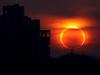 An annular solar eclipse creates a "ring of fire" in the skies over China in 2010. Picture: Getty