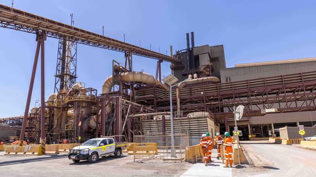 BHP’s Olympic Dam operations in South Australia’s north. Picture: Ben Clark